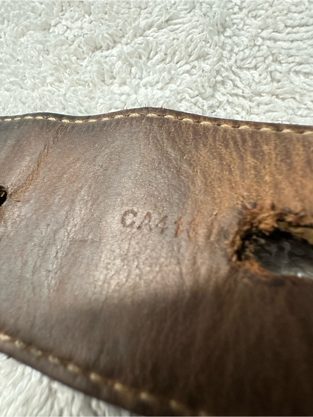 Authentic Louis Vuitton Men’s Monogram LV Belt 40mm Brown/Gold 110/44 - Picture 8 of 12